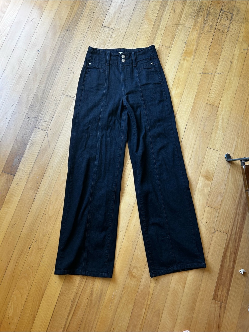 Universal Thread Black Wide-Leg Jeans with High Waist